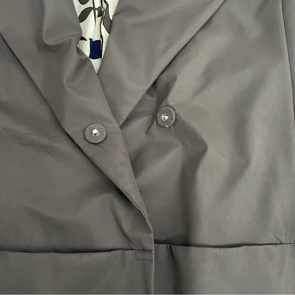 Aritzia Wilfred Trench Coat Women’s L Lined Button Up Belted Front Pockets - Picture 5 of 14